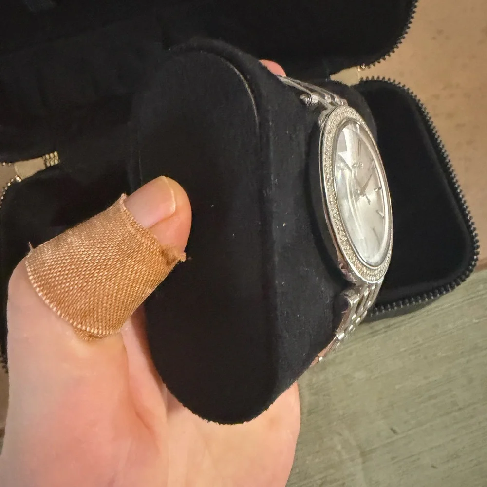 Michael Kors Watch Bundle Gold, Rose, and Silver + Travel Case - Picture 10 of 11